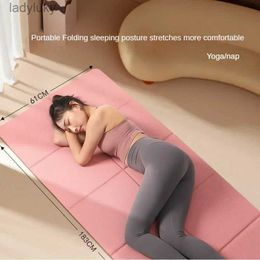 Yoga Mats Collection Foldable Yoga Mat Eco Friendly TPE Folding Travel Fitness Exercise Mat Double Sided Non-slip for YogaL240118