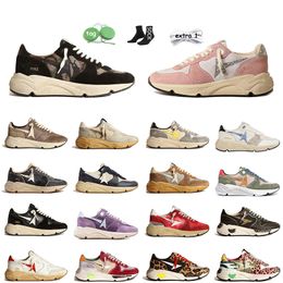 Gold Women Men Golden Gooseices casual Designer shoes Beige Suede Black White Silver Glitter Sole Red Pink Platform Running sole Big Size Runners Sneakers Trainers