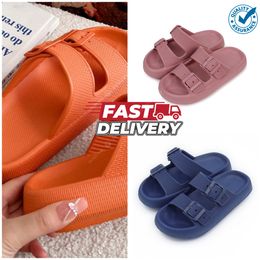 Summer outdoor women's slippers Paris slippers women's blue pink beach shoes men's women's sandals