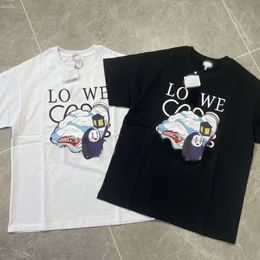 Fashion casual men's Loes classic Designer luxury new T-shirt, classic Chihiro series, high-end short-sleeved youth trend brand