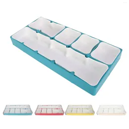 Watch Repair Kits Parts Storage Box Stackable 5 Compartments Acrylic Rubber Tools Accessories Container For Watchmaker