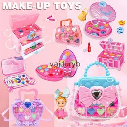 Beauty Fashion Fashion Kids Cosmetics Make Up Set Safe Washable Kids Makeup Set Box Princess Beauty Pretend Play Toys For Girl Baby Toysvaiduryb