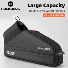 Bags Rockbros Waterproof Electric Folding Bike Bag Scooter Head Handle Bag Large Capacity 3l Mtb Road Kettle Bag Bicycle Accessories