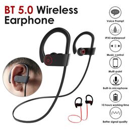 Headphones BT 5.0 Wireless Bluetooth Sports Earphones InEar Ergonomic Design Earphone Noise Reduction HD Voice Sound Earphone For iPhone