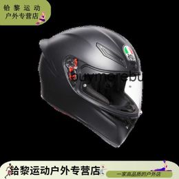 Full Face Open Agv k Motorcycle Helmet Racing Full Helmet Full Cover Four Seasons Motorcycle Touring Men's and Women's Running Helmets Outdoor Accessories XTSR