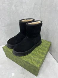 Designer Snow Boots Australia Mini Platform Boot Womens Slippers Tasman Slip-on Slides Winter Warm Booties Wool Suede 0111