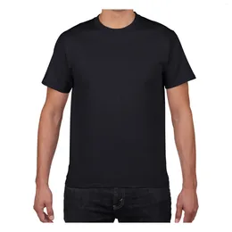 Men's T Shirts Premium Cotton T-shirt Custom Oversized Color High Quality Print Men Shirt With Your Logo Design