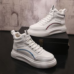 Moda masculina skate ao ar livre hip hop sapatos de skate homem plataforma rua tênis casuais para homens botas zapatillas de hombre