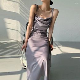 Women Socks Chic One Piece Dress Korea Bandage Design Elegant Midi Dresses Sleeveless Sexy Office Lady Summer Square Collar