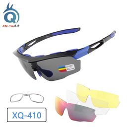 New outdoor sports glasses replaceable anti ultraviolet mountain bike riding fishing polarized sunglasses