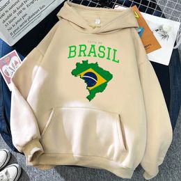 brazil hoodies male graphic y2k aesthetic men clothing hoddies Korea 240117