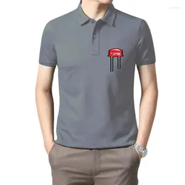 Men's Polos Mens LED Red T Shirt Designing Tee S-3xl Unique Gift Basic Summer Pattern