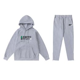 Trapstar Hoodies Tracksuits Sweater Trousers Set Designer Trapstar Hoodie Streetwear Sweatshirts Sports Suit Embroidery Trapstar Shooter 2692