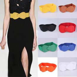 Belts Clothing Decoration Wide Hook Casual Women Elastic Waist Strap Bowknot Waistband