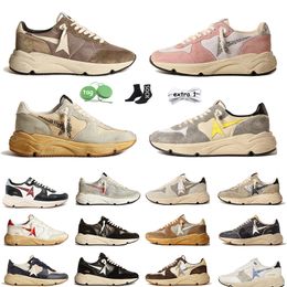 Top Fashion Women Men Golden Gooseices casual Designer shoes Beige Suede Black White Silver Glitter Sole Red Pink Platform Running sole Runners Sneakers Trainers