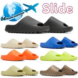 designer sandals classic slides slide men women slippers slider onyx bone desert sand resin glow azure pure flax outdoor casual shoe trainers sneakers