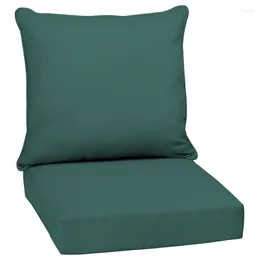 Pillow Outdoor Deep Seat Set 24 X Water Repellent Fade Resistant Bottom And Back For