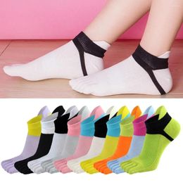 Women Socks Summer Woman Girl Cotton Bright Colour Mesh Breathable Deodorant Invisible Toes Sock Calcetines Divertidos