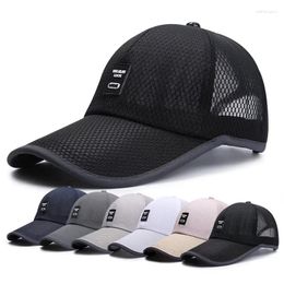 Ball Caps Men Baseball Adjustable Fashion Casual Outdoor Sports Cap Mesh Snapback Breathable Sun Visor Trucker Hats