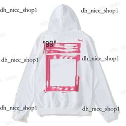 Mens Womens Hoodies Winter Hip Hop Offs Streetwear Letter Hoodie Man Designer Hooded Skateboards White Hoody High Street Pullover Sweatshirt Clothes 845