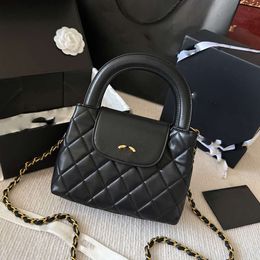 luxurys handbags designer bag shoulder crossbody tote Genuine leather material diamond check Small buckle