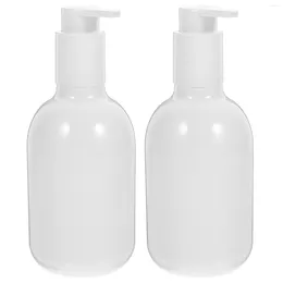 Storage Bottles 2pcs 200ml Dispenser Empty Hand Pump Shower Containers Refillable Shampoo