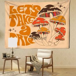 Tapestries Home Decoration Psychedelic shroom Tapestry Wall Hanging Bohemian Retro Hippie Mattress Girls Dorm Room Decorvaiduryd