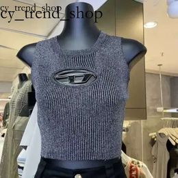 disel top Camicia Diesel Canotta Designer T-shirt da donna Crop Y2k Tops Lettera Stampa Tshirt O Collo Manica corta T-shirt Abbigliamento donna Solid Deisel Top disenador 77