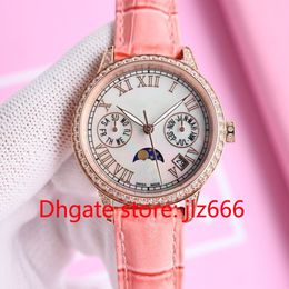 Women's watch, PP high-quality, fully automatic mechanical movement, perpetual calendar women's watch, size 35mm - 10mm, sapphire mirror surface,tt