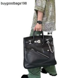 Designer Bag 40cm Handbags Tote Zhou Dongs Same Limited Edition 2024 New Platinum Mens and Womens Business Commuter Travel 7q