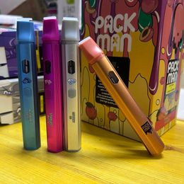 Packman Live Resin Disposable Pod Device 360mAh Rechargeable Battery Ceramic Coil 2.0ml Empty Pods for Thick Oil with Packaging Box