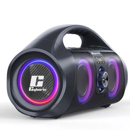 Speakers 120W Highpower RGB Colourful Portable Wireless Bluetooth Speaker Outdoor Ipx7 Waterproof Suitable for Outdoor and Home Subwoofer