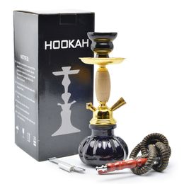 Hot sale Arab hookah set with Factory price two handle hookah hoses Shisha for bar party Smoking Accessories