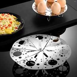 Double Boilers Adjustable Cooking Drop Lid Disassemble Contractable Steamer Suitable For Eggs Crab Steaming