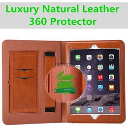 Tablet PC Cases Bags Real Leather Tablet Case For iPad 11 Air 4 10.9 Shockproof Cover iPad Air 3 Pro 10.5 10.2 9.7 inch Mini 4 5 Funda Shell YQ240118