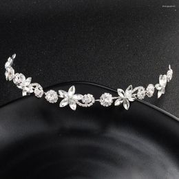 Hair Clips 3PCS Shinning Acrylic Beads Rhinestone Headbands Ladies Crystal Band Accessories Bridal Wedding Wholesales