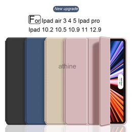Tablet PC Cases Bags protective cover For ipad pro 12 9 p11 10 air generation leather case funda tablet 11 cases global version for pencil YQ240118