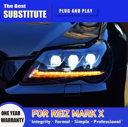Car Styling Head Lights for Toyota Mark X LED Headlight 2005-2009 Headlights Reiz Bifocal Lens Turn Signal Light