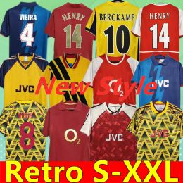 Retro SOCCER JERSEY HIGHBURY HOME FOOTBALL SHIRT PIRES REYES 02 03 05 06 98 99 BERGKAMP 94 95 ADAMS Persie 96 97 Galla 86 87 89 WRIGHT