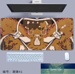 All-match Oversized Mouse Pad Trendy Brand Graffiti Game Oversized Computer Keyboard Pad Thickened Non-Slip Desk