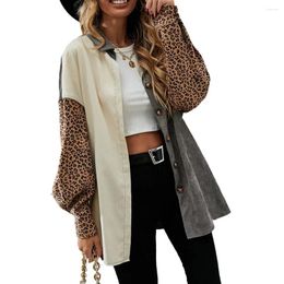 Women's Jackets Women Coats Long Sleeve Single Breasted Striped Cardigan Pockets High Street Outerwear Loose Fit Turn Down Collar