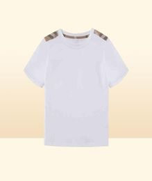 Toddler Boys Summer White T Shirts for girls Child Designer Brand Boutique Kids Clothing Wholesale Luxury Tops Clothes AA2203164912580