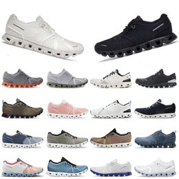 2024 new On Outdoor 5 Running Shoes Casual Designer Platform Sneakers Clouds Shock Absorbing Sports All Black White Grey for Women Mens Training Tennis Trainer