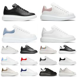 with box Designer Men Women Casual Shoes Leather Lace Up Fashion Calfskin Platform Oversized Sneakers White Black Mens Womens Luxury Velvet Suede Trim Shoe 36-45