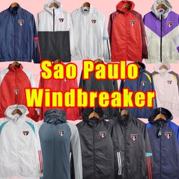 windbreaker 23/24 Sao Paulo Outubro Rosa soccer tracksuits LUCIANO MIRANDA Rafinha J.Calleri Eder ALISSONNIKAO GABRIEL G.SARA Training long sleeve