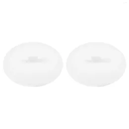 Dinnerware 2pcs Silicone Dish Lid Reusable Fry Pan Clear Stretch Airtight Seal Pot And Bowl Cover Cup