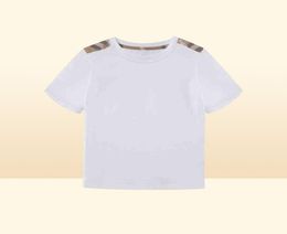 Toddler Boys Summer White T Shirts for girls Child Designer Brand Boutique Kids Clothing Wholesale Luxury Tops Clothes AA2203166574281