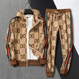 Fashion Men Women Tracksuit Mens Tracksuit Designer Letter Pattern Print Tracksuits Casual Outdoor Jacket Sportswear Coat New High Quality Two Pieces Suit