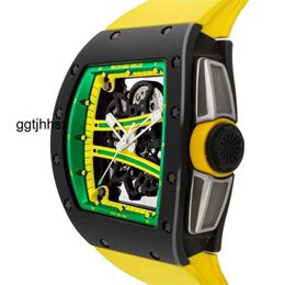 RM Wrist Watch Richardmillle Wristwatch RM61-01 RM61-01 Yohan Blake Manual Ceramic Men's Watch RM61-01 CA-TZP