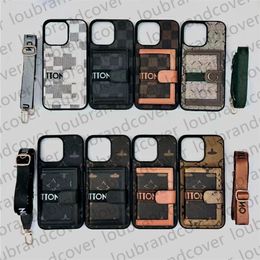 Designer Brand Phone Case For iPhone 15 Pro Max 15pro 14 pro max 14pro 13 13promax 12 11 15 Plus XSMax XR Samsung Galaxy S24U S23 S22 S21 Ultra Case Crossbody Mobile Cover